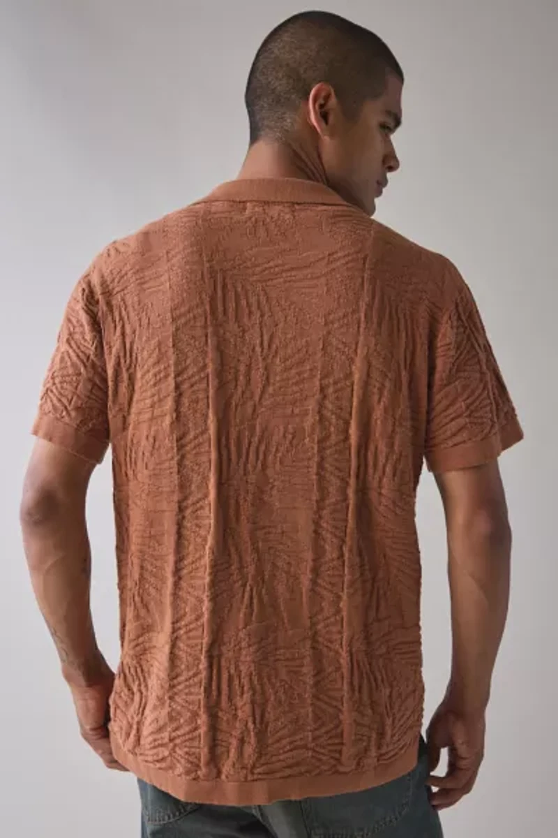 The Critical Slide Society Rails Knit Short Sleeve Sweater