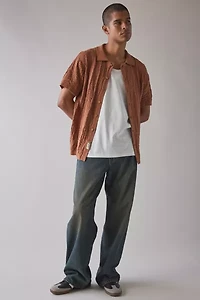 The Critical Slide Society Rails Knit Short Sleeve Sweater