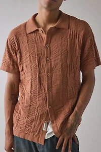 The Critical Slide Society Rails Knit Short Sleeve Sweater