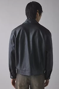 BDG Faux Leather Zip Jacket