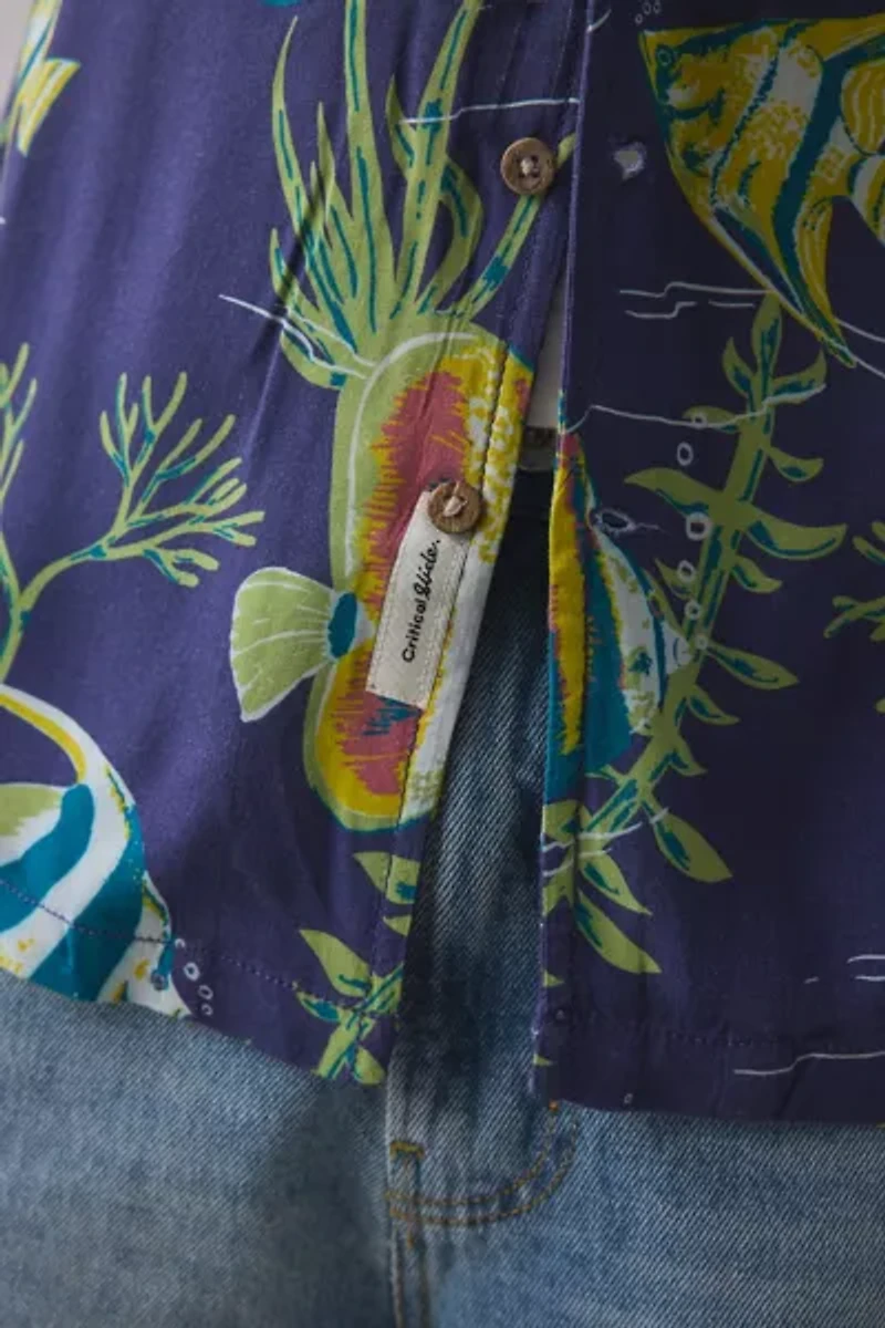 The Critical Slide Society Gilligan Patterned Resort Shirt