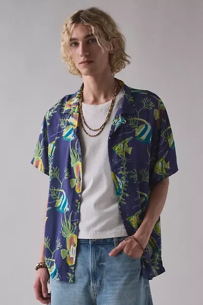 The Critical Slide Society Gilligan Patterned Resort Shirt