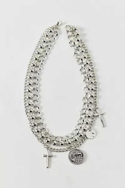 Memphis Ball Bead Layered Necklace