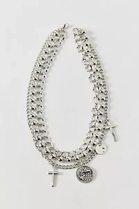 Memphis Ball Bead Layered Necklace