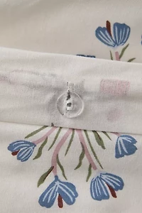 Petite Fleur Brushed Cotton Duvet Cover Set
