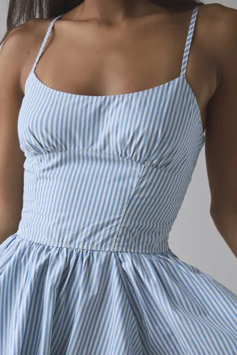 Kimchi Blue Grace Cotton Fit-And-Flare Knee Length Dress