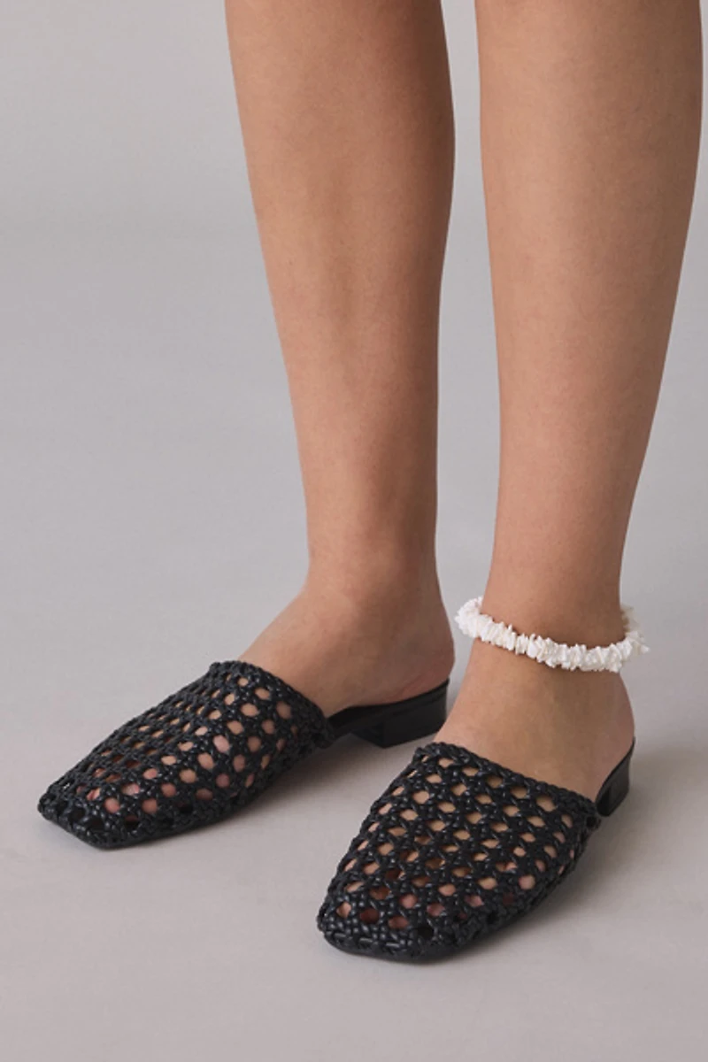 Azalea Wang Kismet Woven Mesh Mule