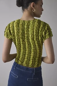 Hosbjerg Trisha Popcorn Stripe Baby Tee