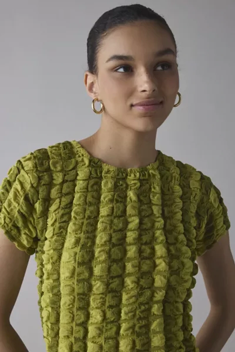 Hosbjerg Trisha Popcorn Stripe Baby Tee