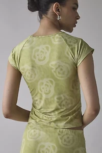 Hosbjerg Tohana Blossom Green Baby Tee