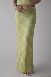 Hosbjerg Tohana Blossom Green Maxi Skirt