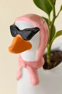 Goose Sculptural Ceramic Planter