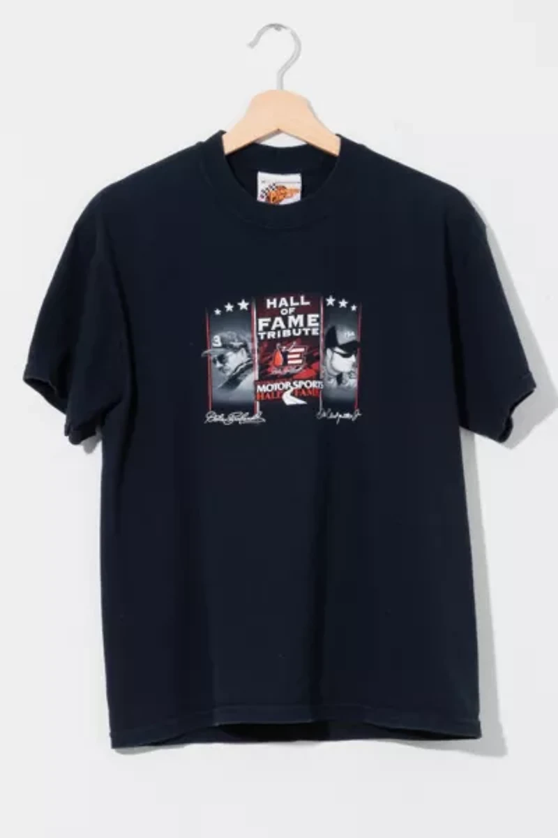 Vintage Y2K Nascar Dale Earnhardt Jr. Hall Of Fame Graphic T-Shirt