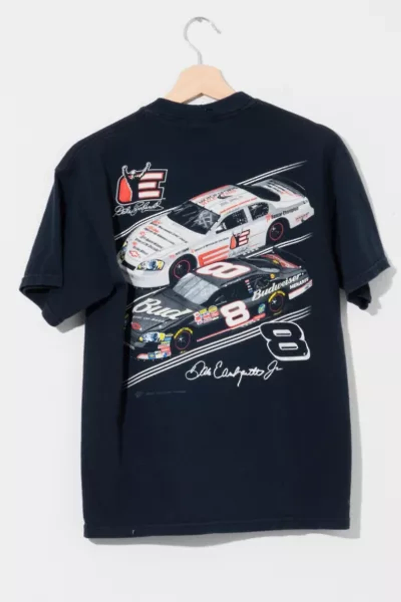 Vintage Y2K Nascar Dale Earnhardt Jr. Hall Of Fame Graphic T-Shirt