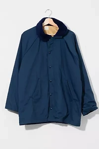 Vintage 1970s Furry Collar Deck Jacket