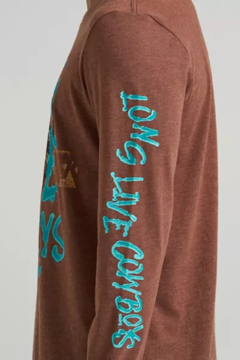 Wrangler Long Live Cowboys Graphic Sleeve Tee