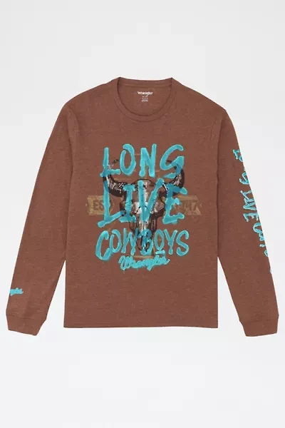 Wrangler Long Live Cowboys Graphic Sleeve Tee