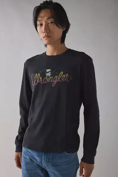 Wrangler Logo Graphic Thermal Long Sleeve Tee