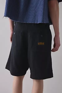 The Critical Slide Society Harro Linen Wide Leg Short