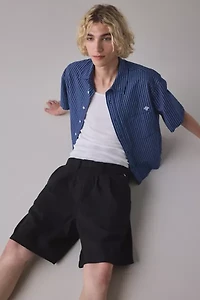 The Critical Slide Society Harro Linen Wide Leg Short