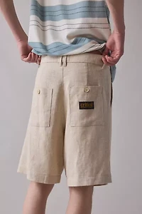 The Critical Slide Society Harro Linen Wide Leg Short