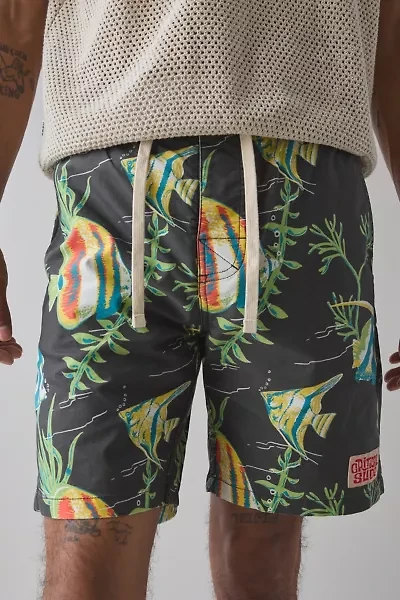 The Critical Slide Society Tropical Pattern 17” Swim Short