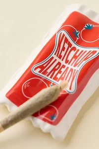 Ketchup Packet Ceramic Trinket Dish