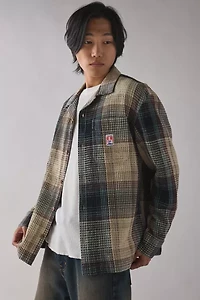 Wrangler Western Waffle Plaid Long Sleeve Shirt