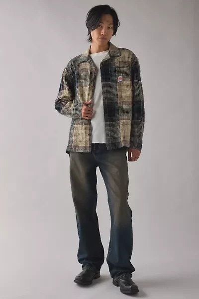 Wrangler Western Waffle Plaid Long Sleeve Shirt