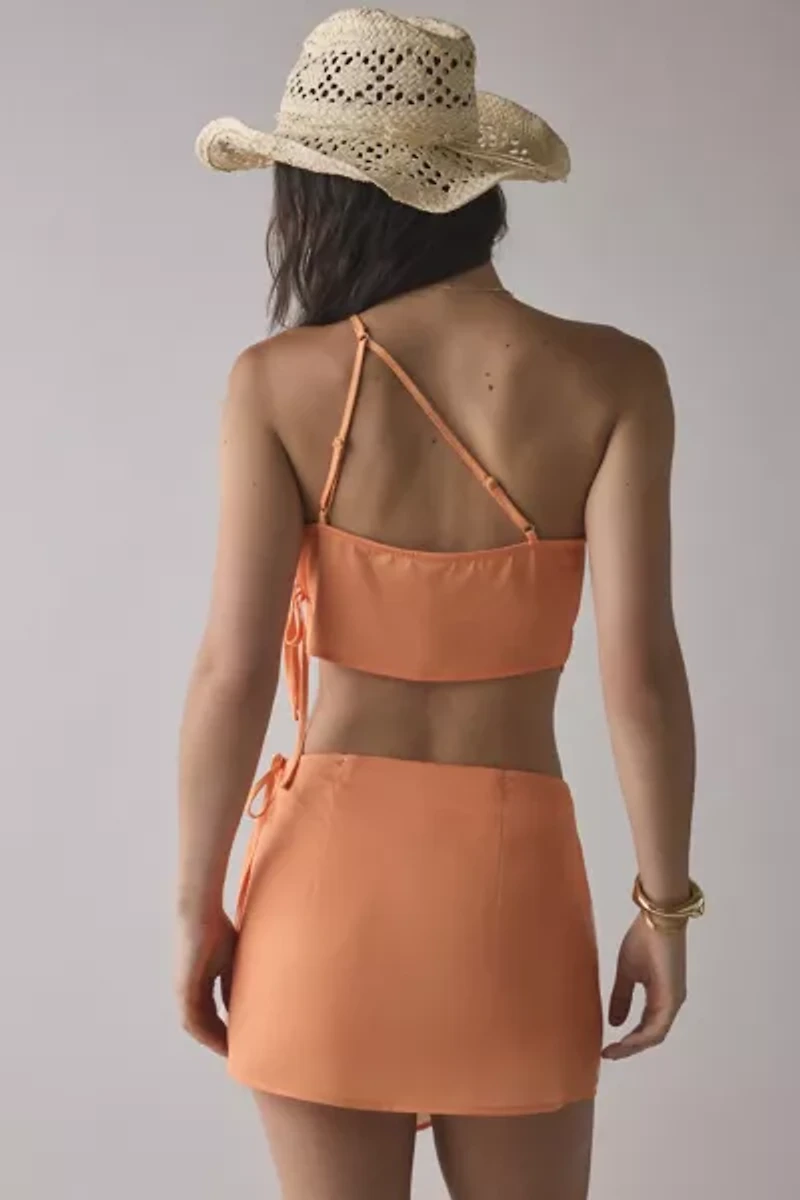 Kimchi Blue Tatiana Asymmetrical One-Shoulder Tank Top & Skort Set