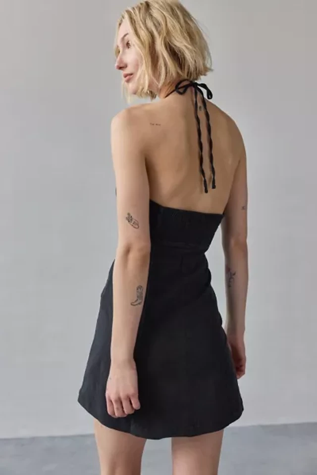 london times keyhole halter dress London Times T5766M - Long Matte Jersey Sheath Dress main image 1