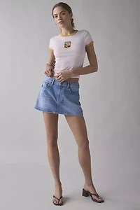 Kimchi Blue Too Perfect Peaches Graphic Ringer Baby Tee