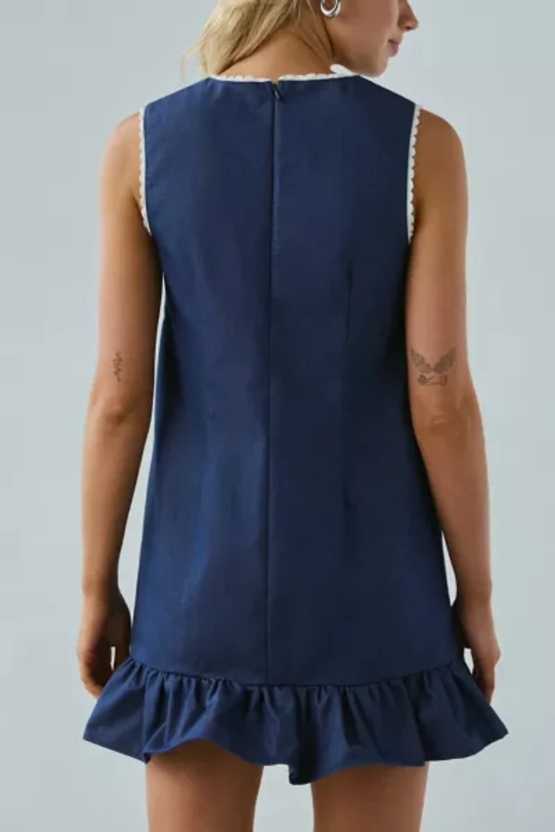 Sister Jane Heart To Denim Shift Mini Dress