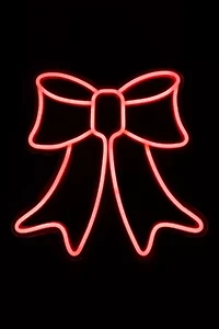 Northlight 15" LED Neon Bow