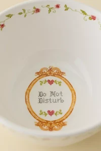 Graphic Printed Ceramic Cereal Bowl