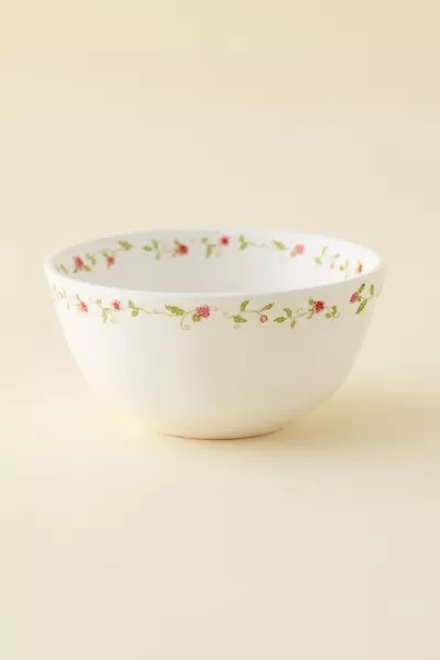 Graphic Printed Ceramic Cereal Bowl