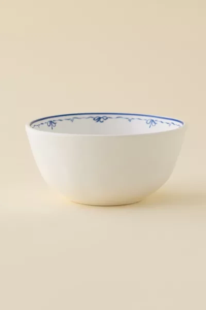Graphic Printed Ceramic Cereal Bowl