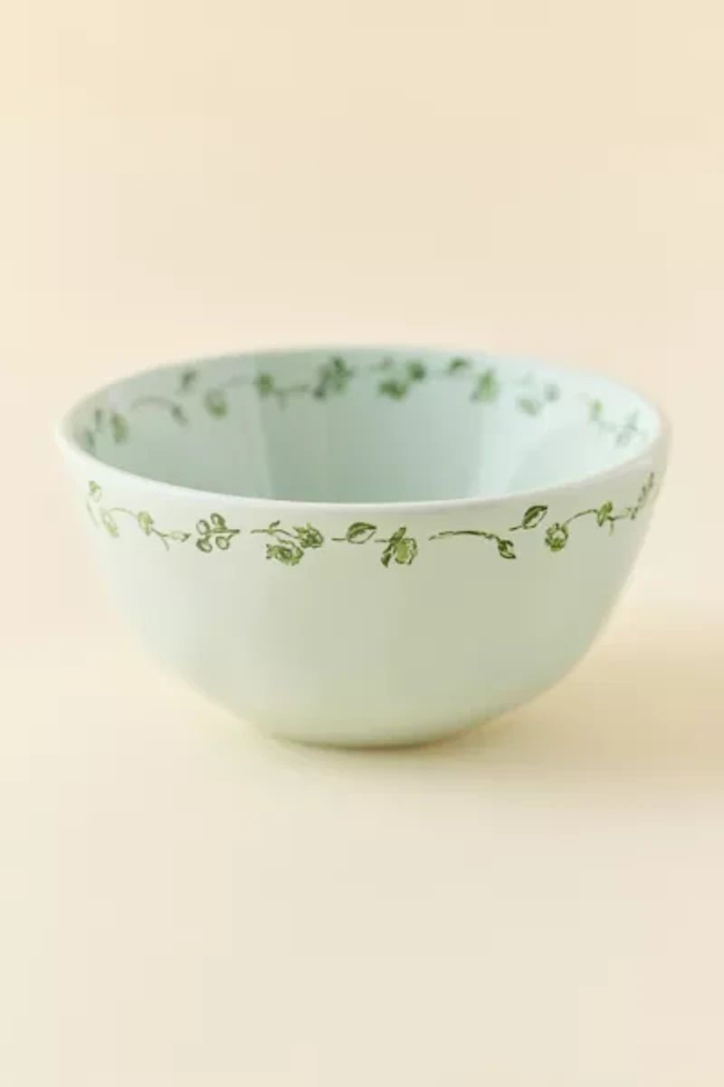 Graphic Printed Ceramic Cereal Bowl
