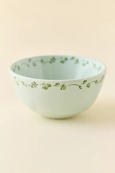 Graphic Printed Ceramic Cereal Bowl