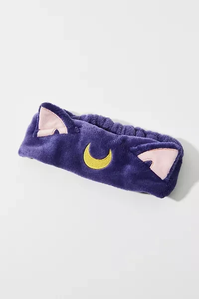 The Crème Shop X Pretty Guardian Sailor Moon Lovely Luna 3D Teddy Plushie Spa Headband