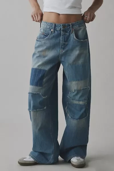 BDG Jaya Patchwork Baggy Boyfriend Jean