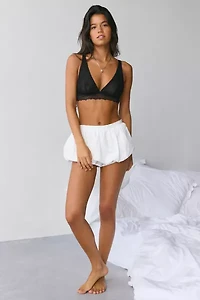 Out From Under Marie Semi-Sheer Lace Plunge Bralette