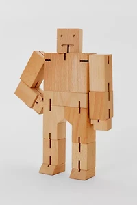 Areaware Cubebot & Milo Cubebot Wooden Set