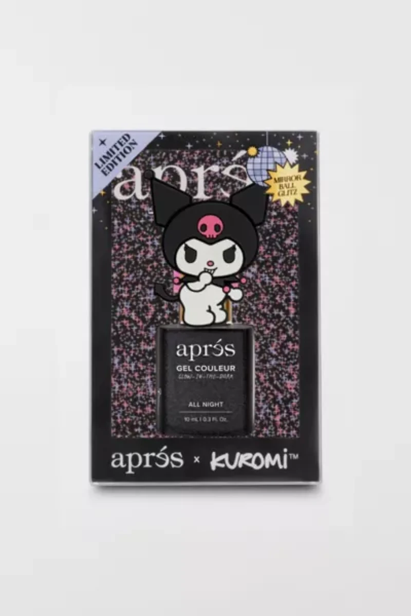 Aprés Nail Kuromi™ Flash Glitter Gel Polish