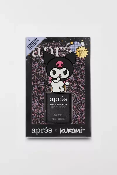 Aprés Nail Kuromi™ Flash Glitter Gel Polish