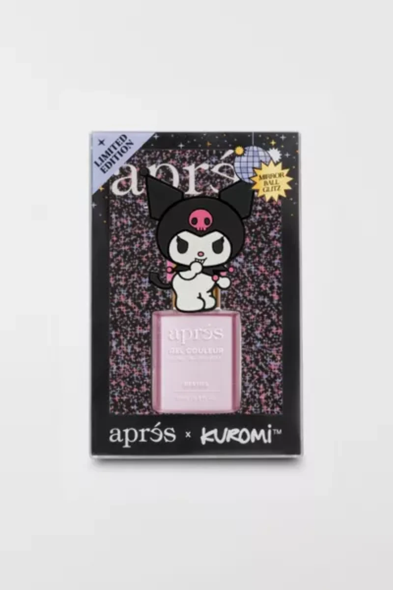 Aprés Nail Kuromi™ Flash Glitter Gel Polish
