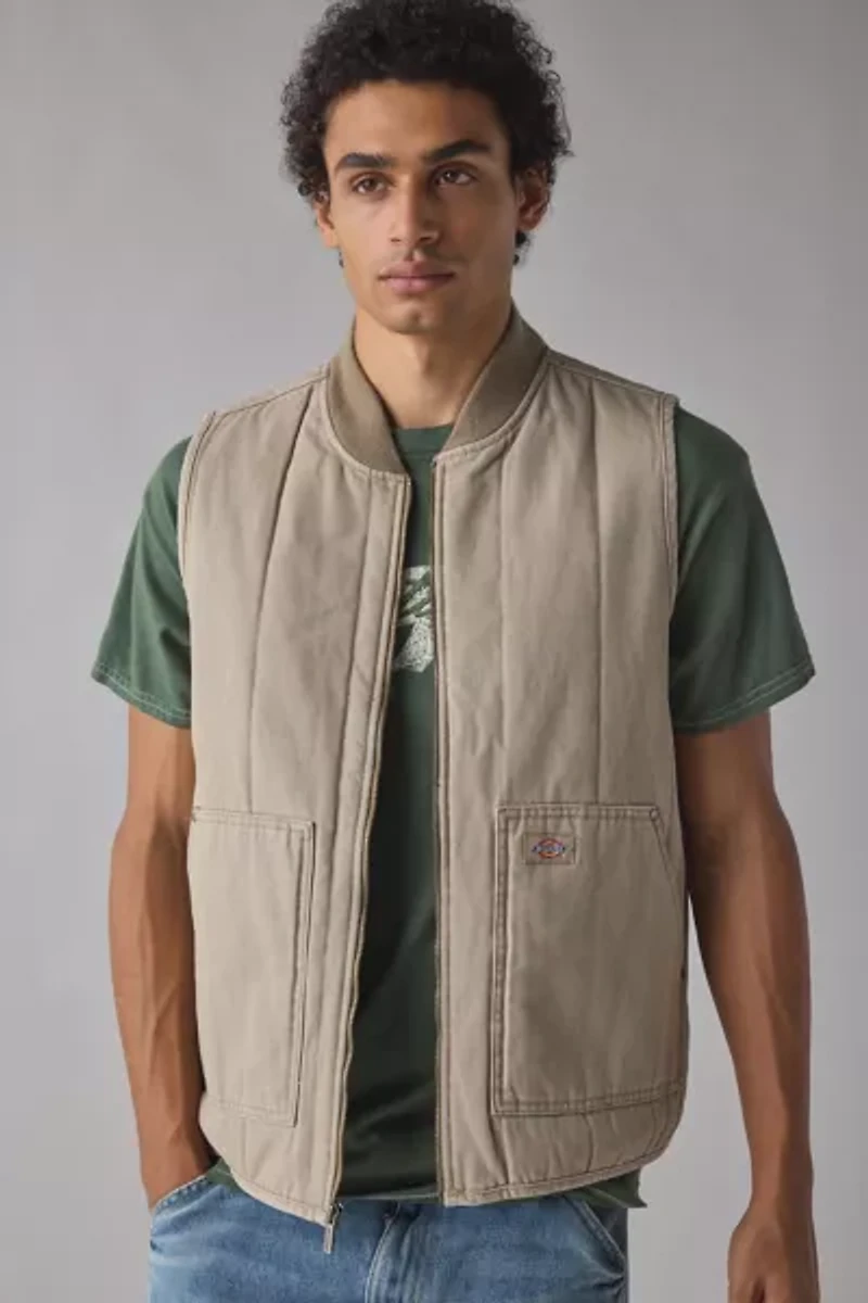 Dickies Quilted Canvas Vest