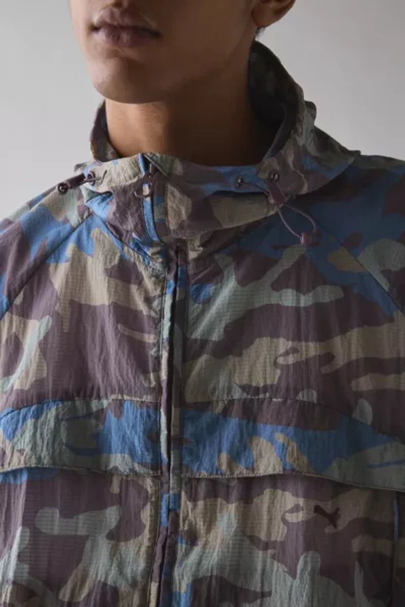 Puma CLRT Camo Pattern Ripstop Jacket