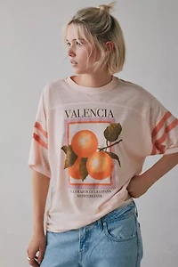 BDG Rowan Valencia Orange Graphic Oversized Tee
