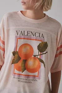 BDG Rowan Valencia Orange Graphic Oversized Tee